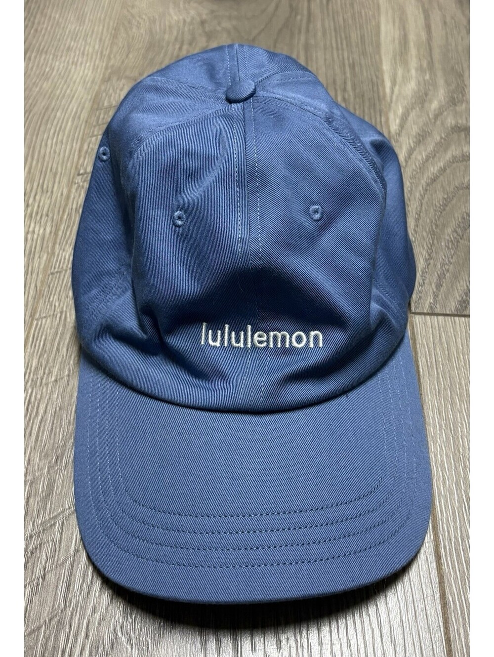 Lululemon Unisex Classic Ball Cap Wordmark SZ S/M Blue Adjustable Strap